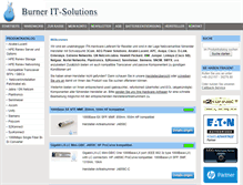 Tablet Screenshot of burner-it-solutions.de